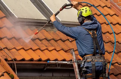Démoussage et hydrofuge de toiture à Baudres